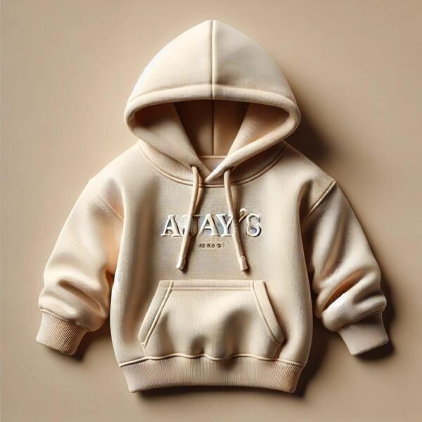 Ajay's Classic Cream Hoodie