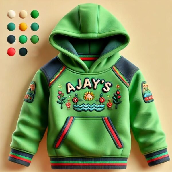 Ajay's FunTime Green Hoodie