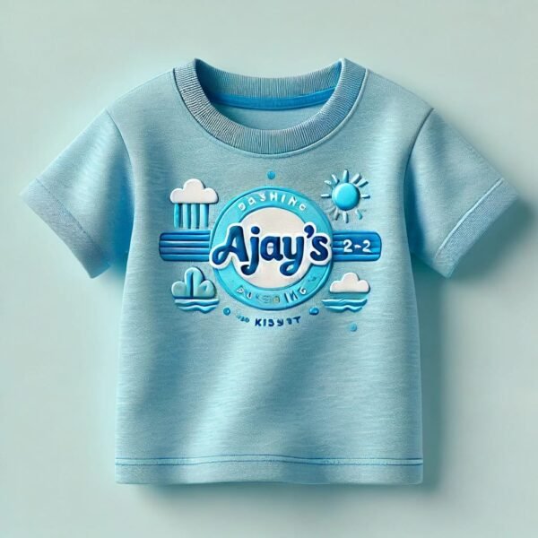 Ajay's Bright Sky Tee: Fun and Comfortable T-Shirt for Kids